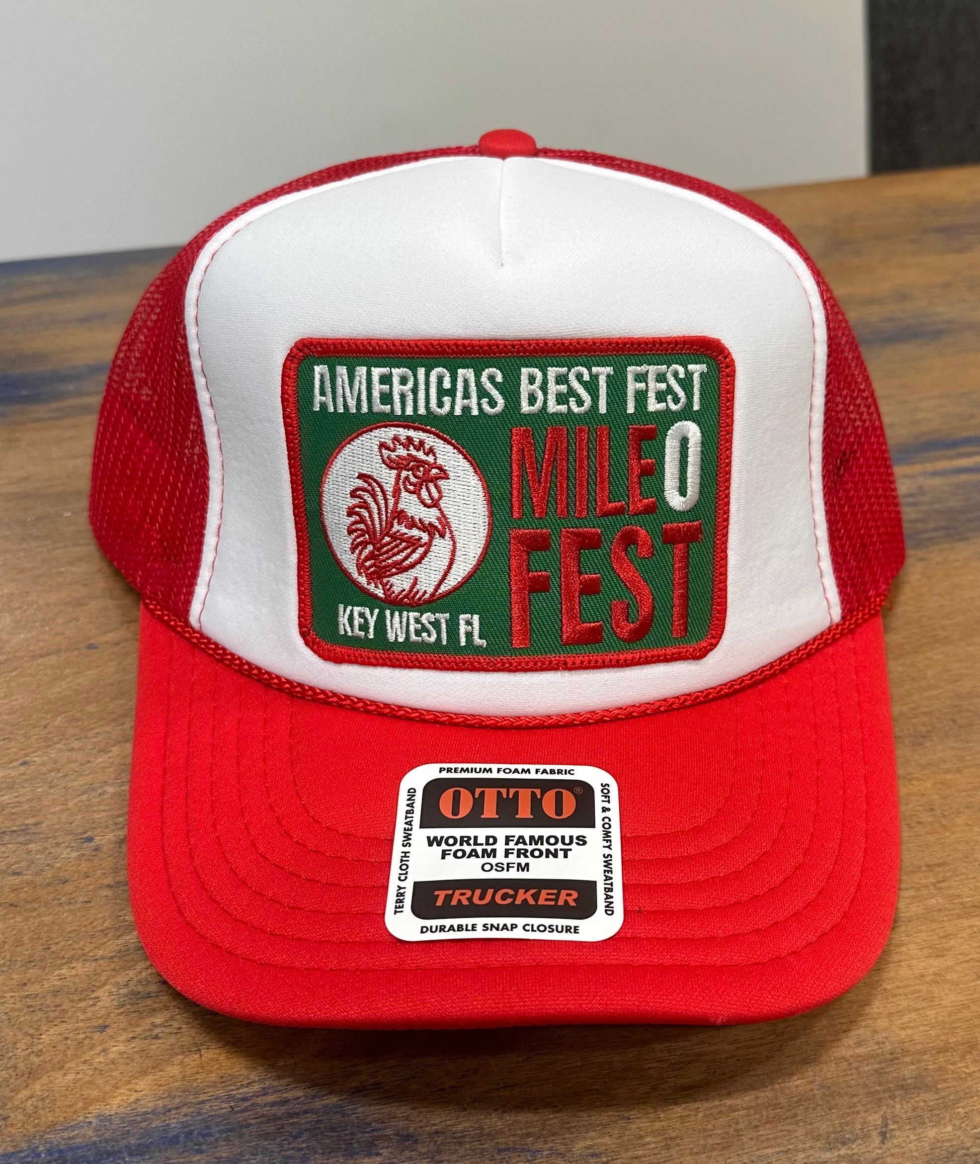 Retro Rooster “Best Fest” Patch Hat