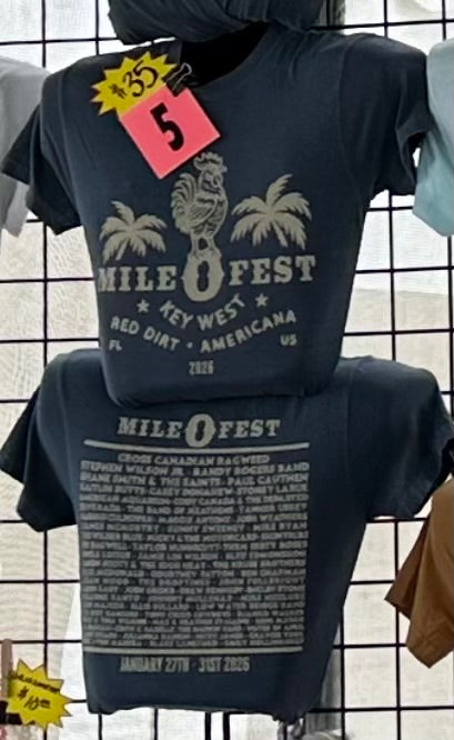 Mile0Fest 2026 Line-up Tee
