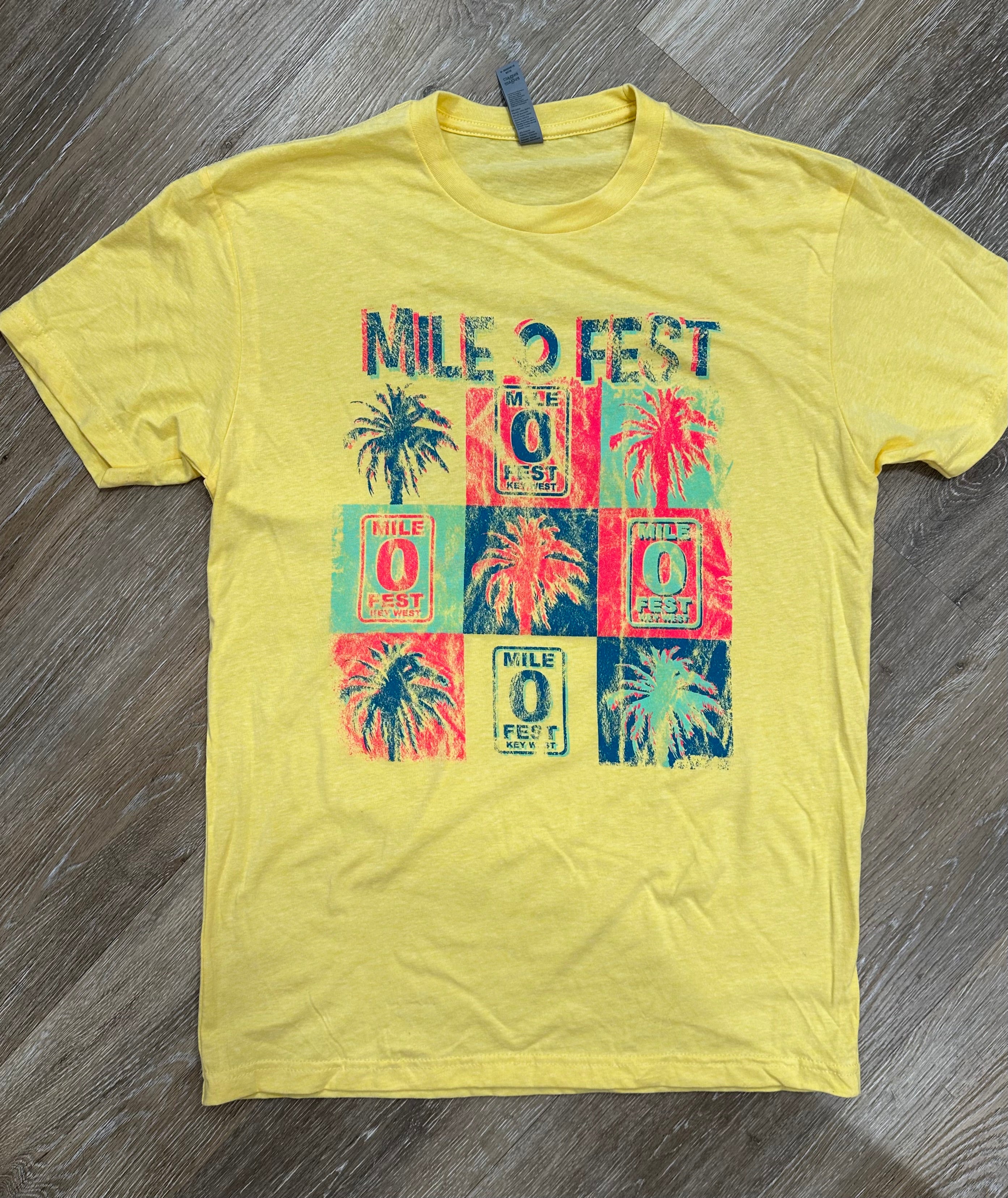 Yellow PopArt 2025 Lineup Tee