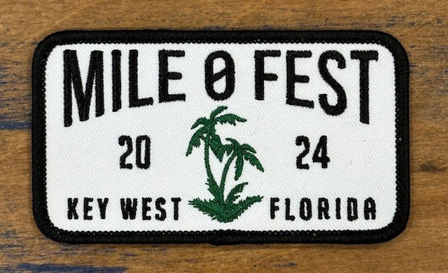 Mile0Fest Embroidered Patches