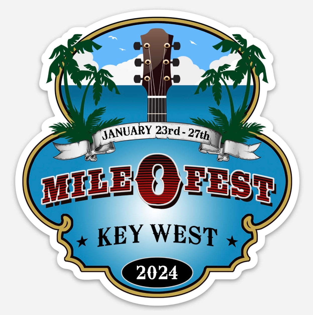 Annual Badge Die Cut Sticker