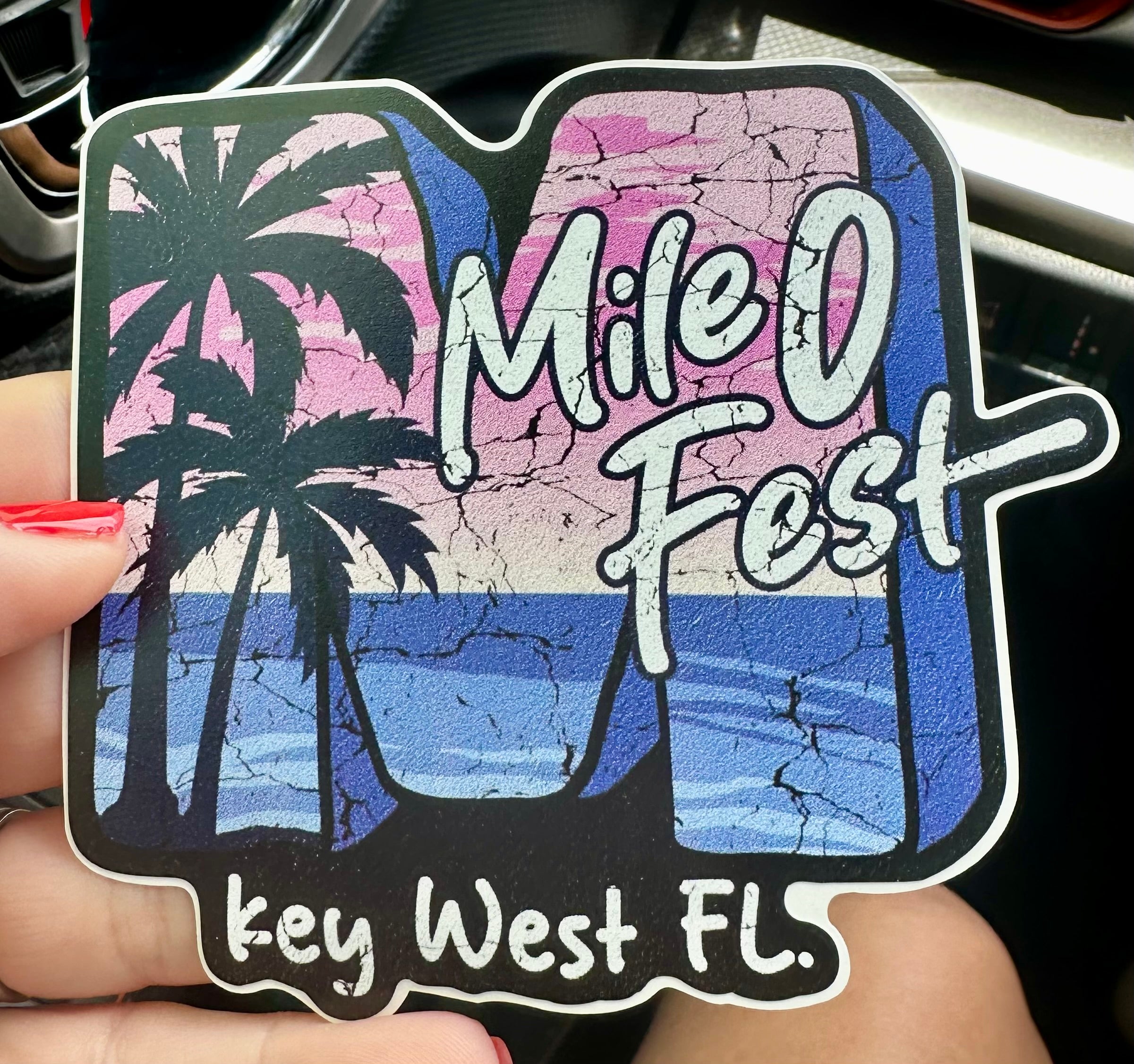 M Mile0Fest Sticker