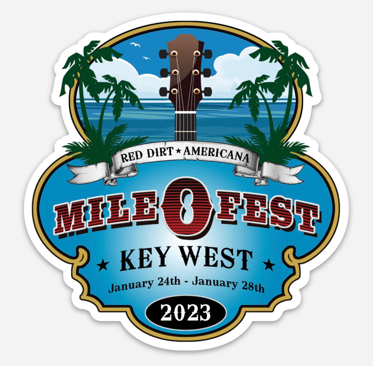 Annual Badge Die Cut Sticker