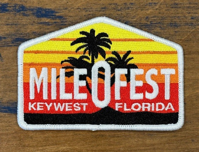 Mile0Fest Embroidered Patches