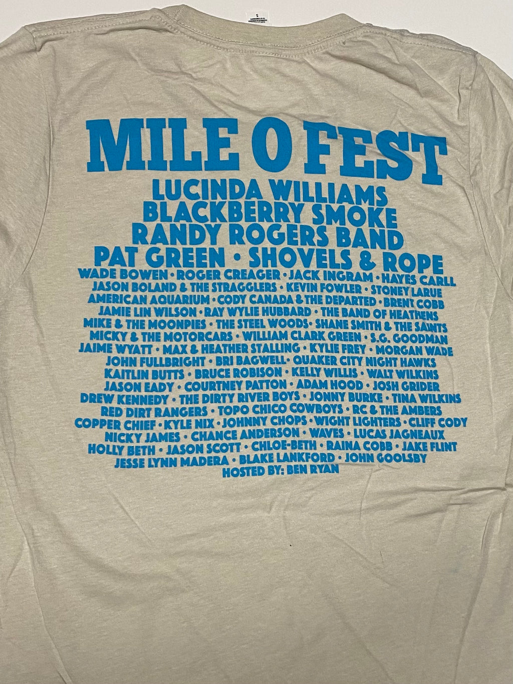 Closet Clean out! Mile 0 Fest 2021 Line-Up Tee