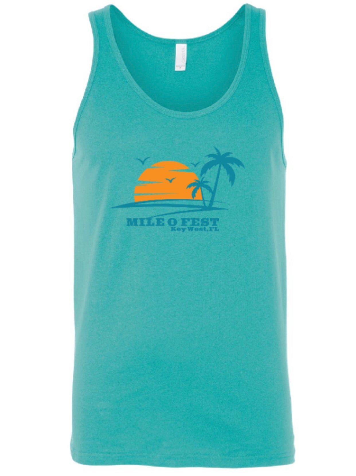 Closet Clean out! Mile0Fest Teal Sun Tank