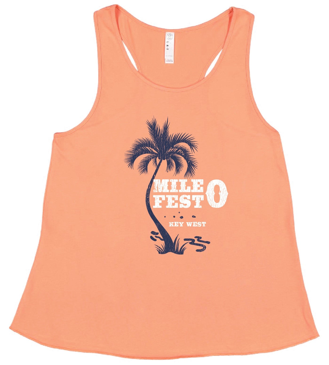 Closet Clean out! Mile 0 Fest Coral Palm Ladies Tank